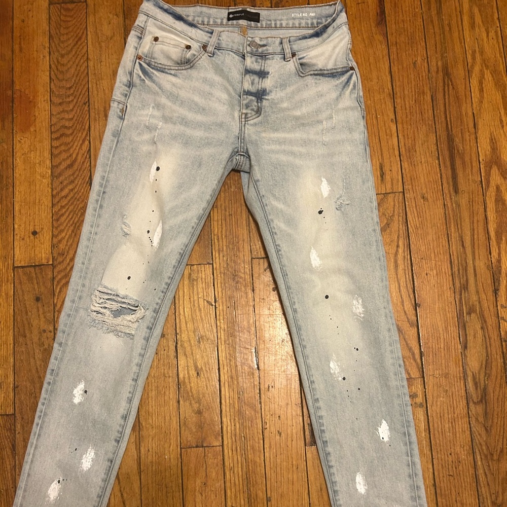 Distressed Light Blue Men, Jeans size 30